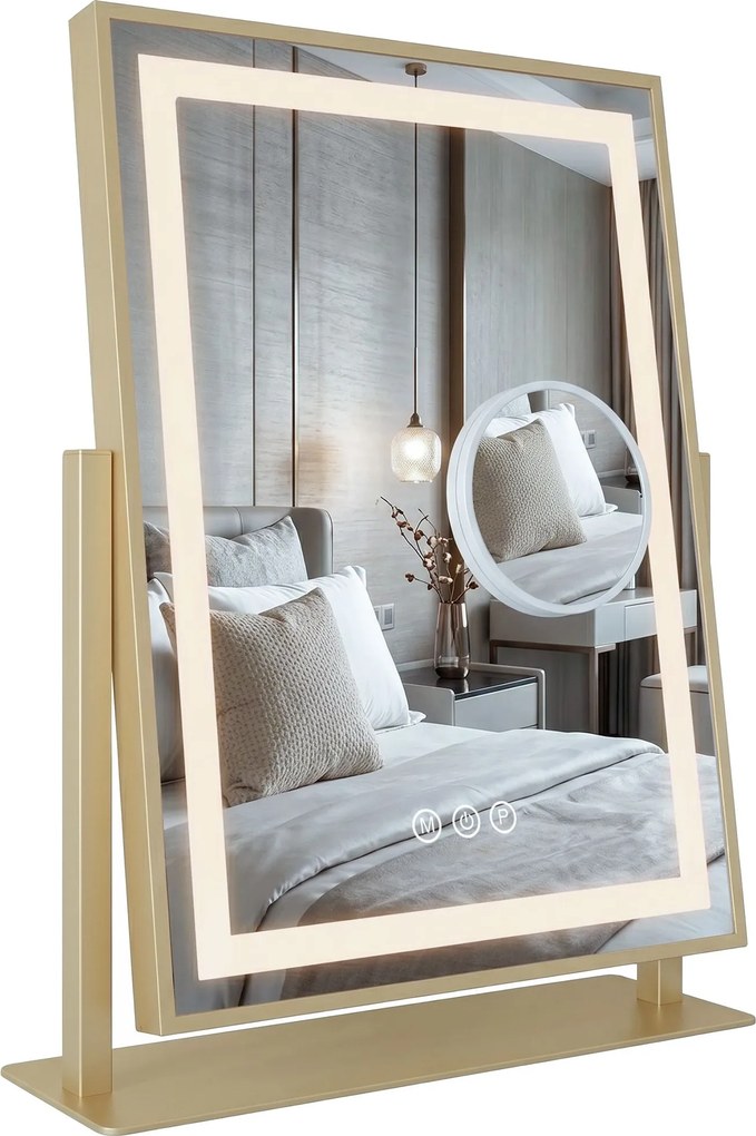 Огледало LED LUMI L.Gold 30x40cm