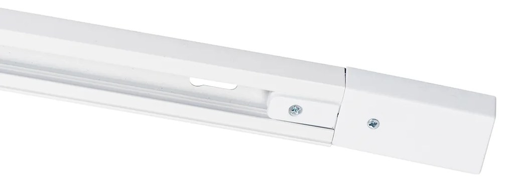 Модерна релсова осветителна система с 5 прожектора бяла 1-фазна - Iconic Kohua