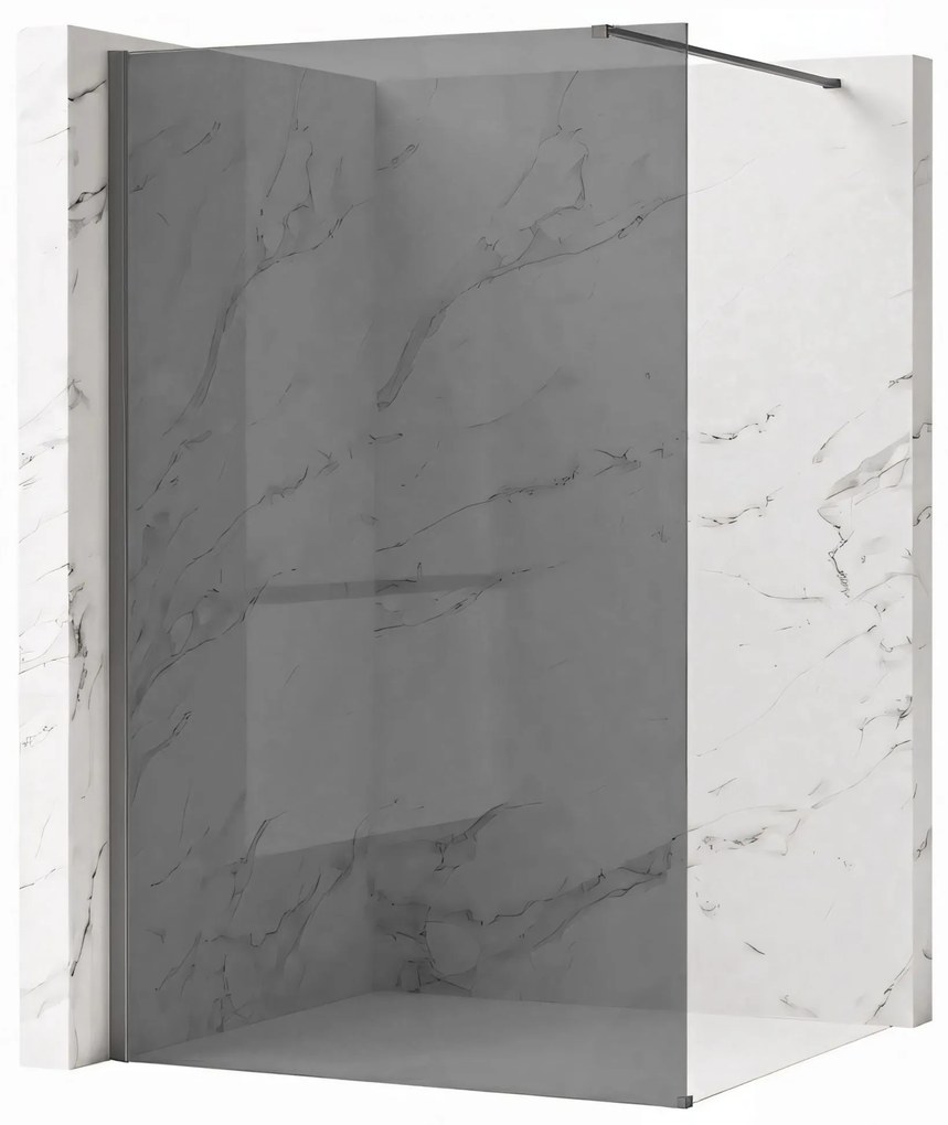 Параван за душ Rea Flexi Grey / Titan 90