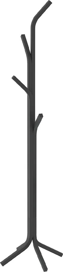 Триад TopMebel метална закачалка за дрехи в черен цвят 37.5x37.5x146.8см.