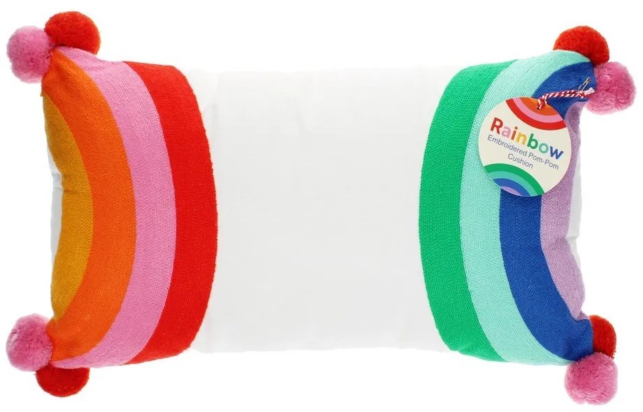 Детска възглавница със смес от памук 50x33 cm Rainbow – Rex London
