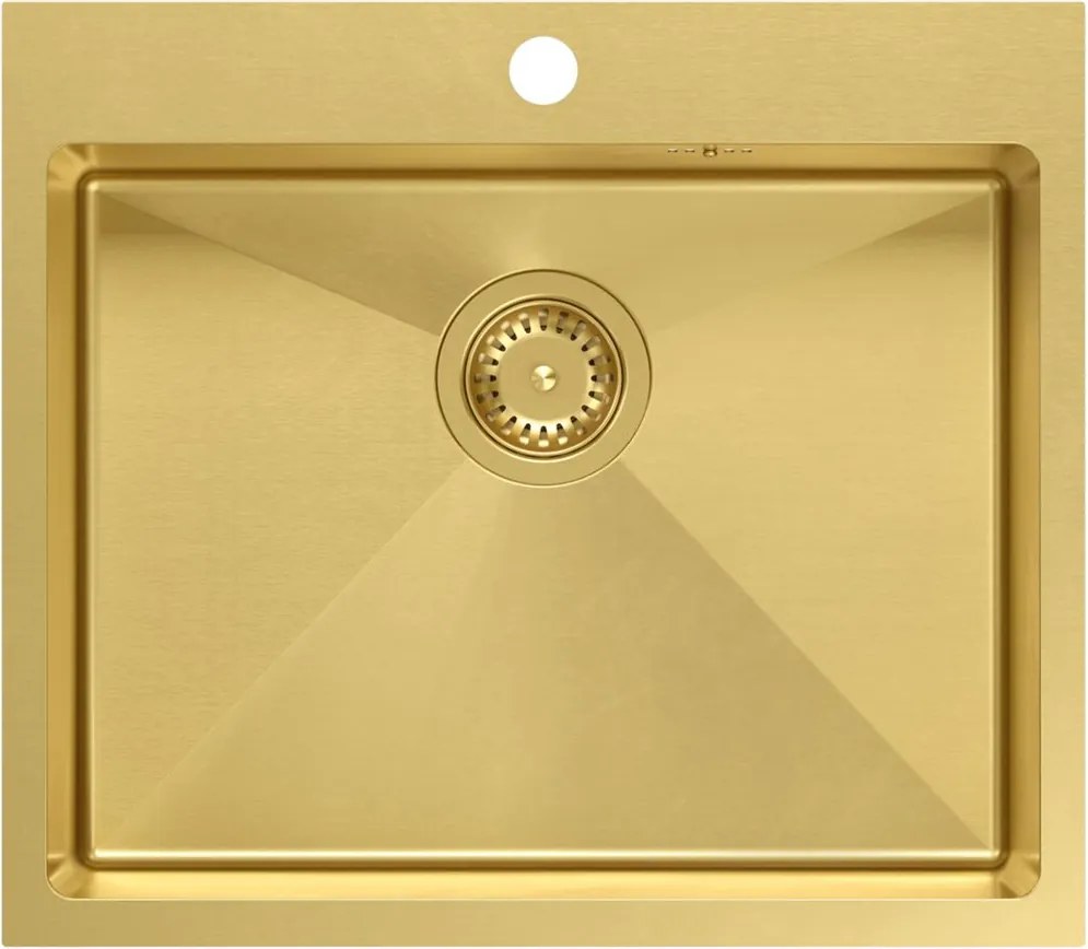 Стоманена мивка RUSSEL 110 Gold
