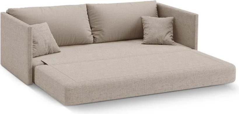 Светлокафяв шенилов сгъваем диван 209 cm Shannon – Cosmopolitan Design