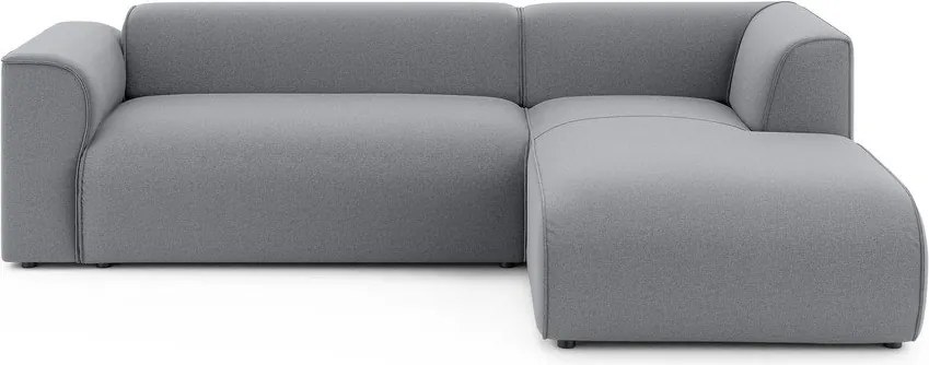 Светлосив ъглов диван (десен ъгъл) Merid – Ropez