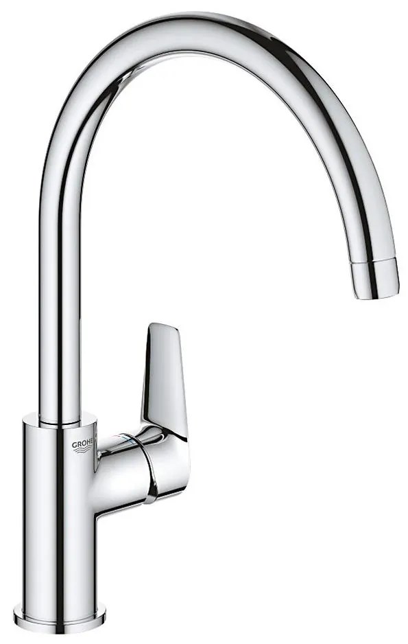 GROHE 31367001 - Смесител за кухненска мивка BAUEDGE 332 мм, лъскав хром