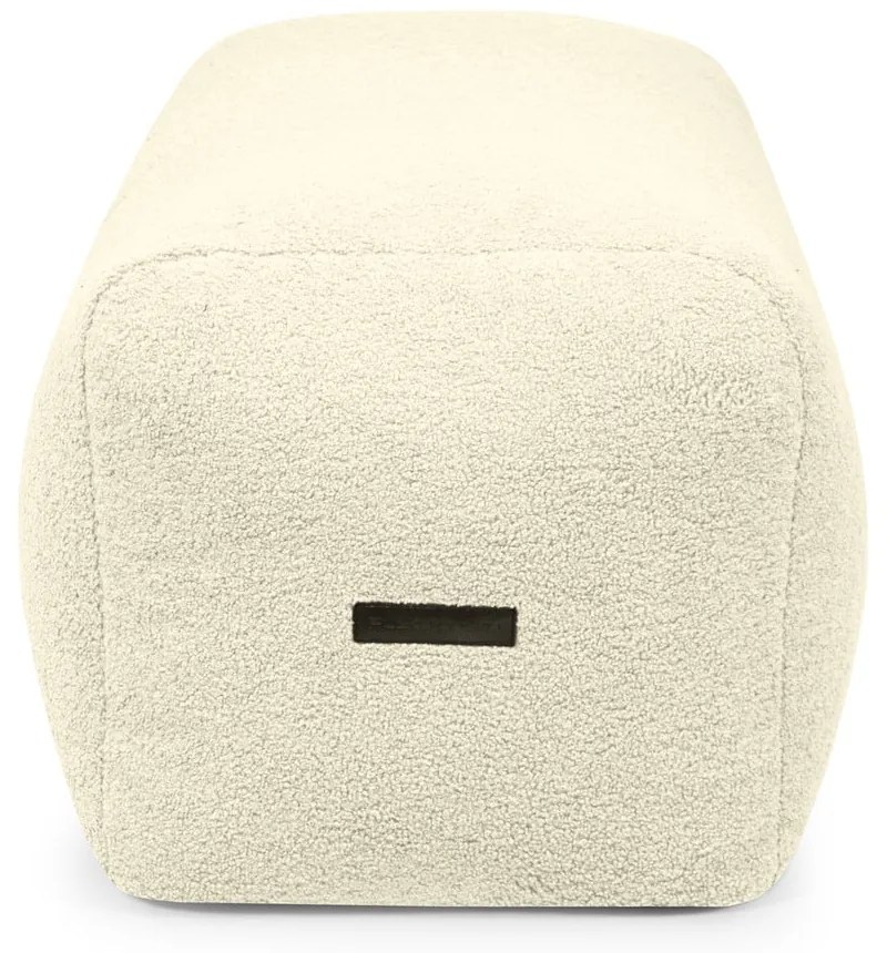 Светлосив пуф от букле Plus 100 Lounge – SLOWDOWN