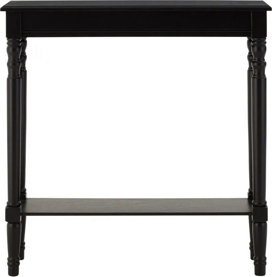 Черна конзолна маса от масивен бор 30x80 cm Heritage – Premier Housewares