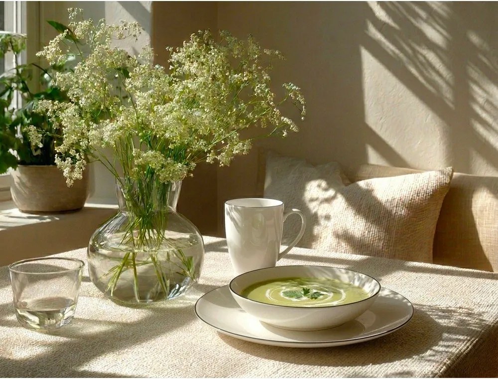 Бяла порцеланова чаша 390 ml Decora – Orion