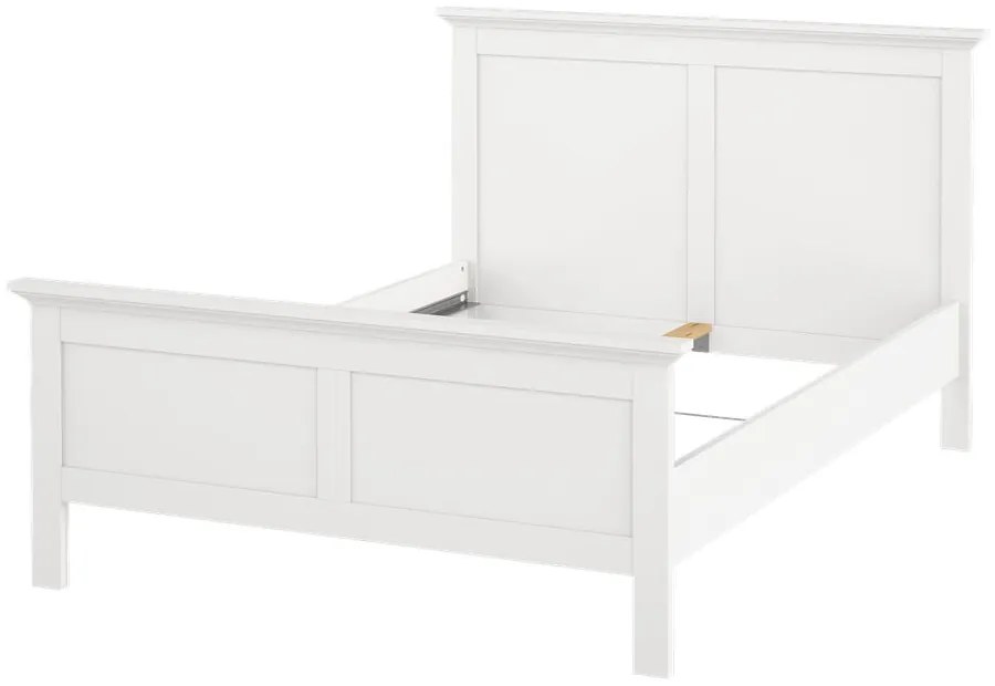 Бяло двойно легло 140x200 cm Paris – Tvilum