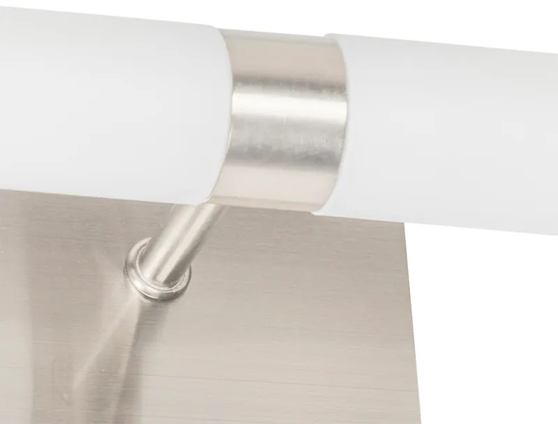 Модерна стенна лампа за баня стомана IP44 2-светлина - Bath