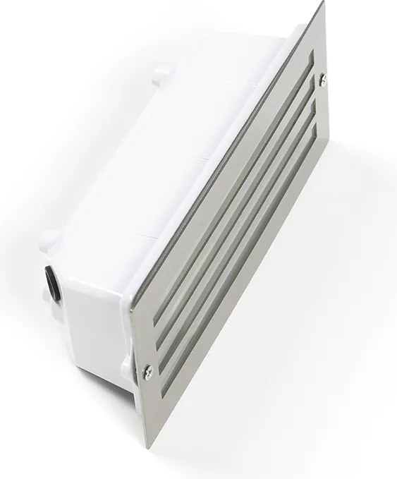 Комплект от 4 модерни вградени светлини стомана IP44 - Hurricane