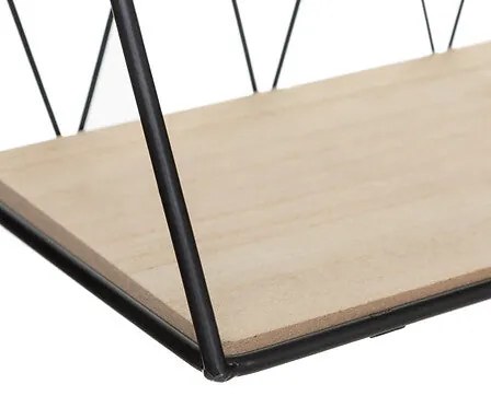 Рафт за стена atmosphera Anna, Метал, 48 cm - Златист