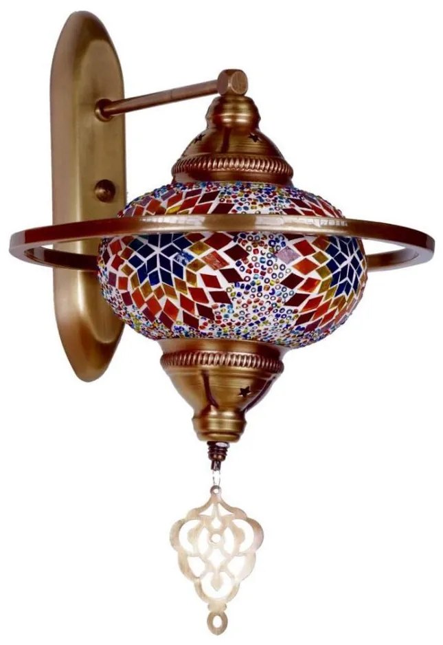 Настенно осветително тяло YENI 1xE27/40W/230V бронзово