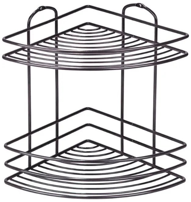 ПОСТАВКА ЗА БАНЯ TEKNO TEL BK-022B 2 нива/ъгъл черно