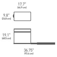 Пластмасов контейнер за отпадъци 30 л - simplehuman