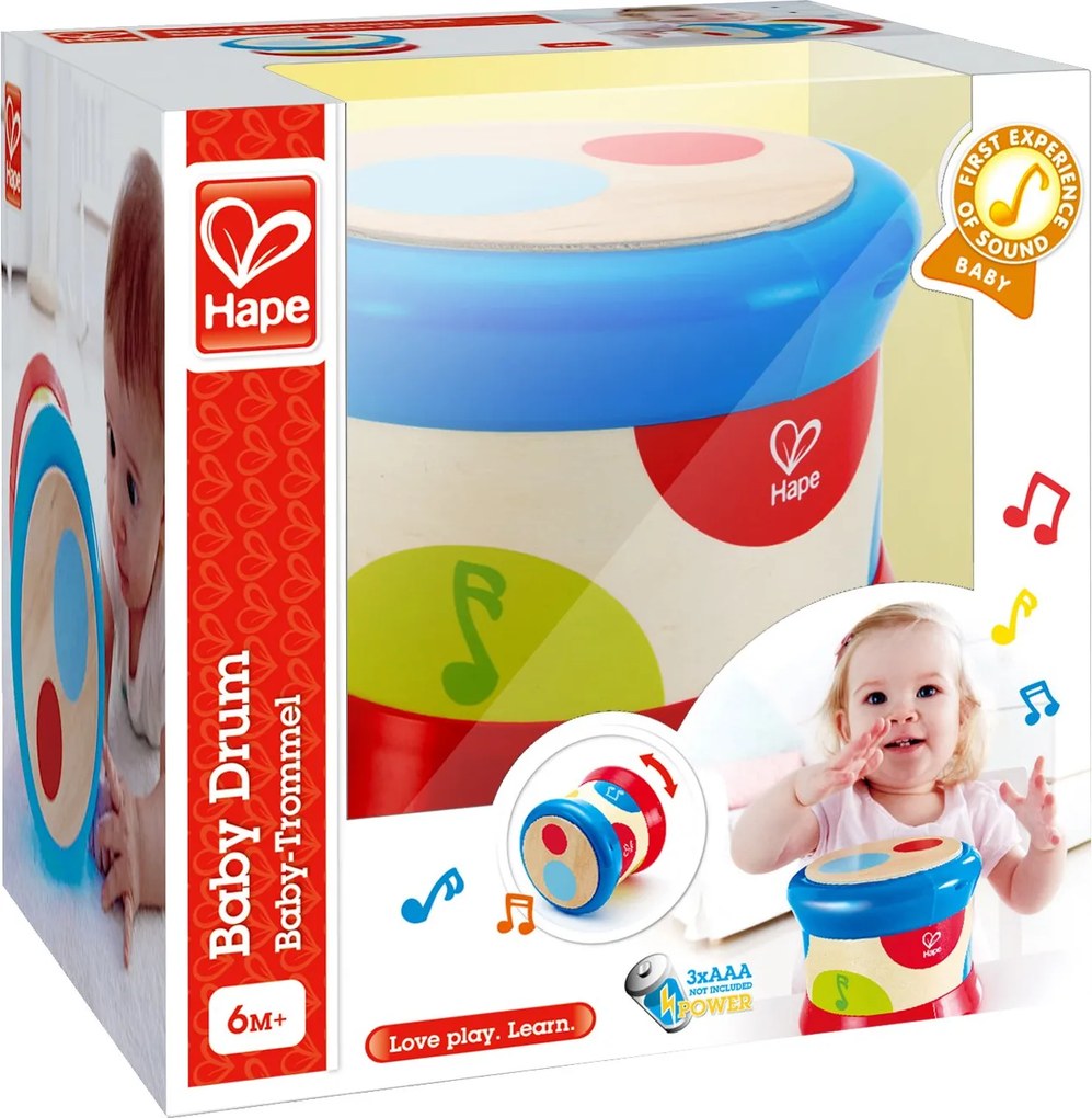 Hape - Бебешки барабан