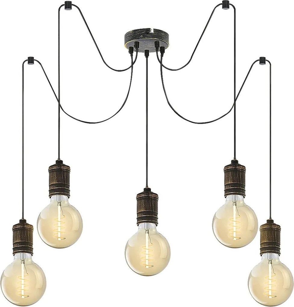 Rabalux Fidel Висящи осветителни тела IP20 E27 5x MAX 25W K 3218