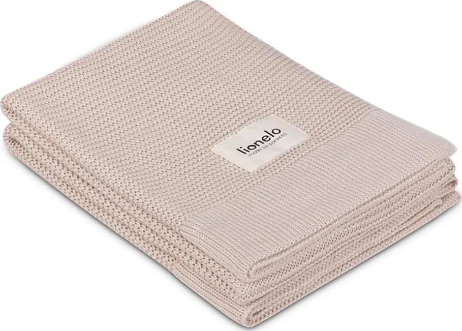 Lionelo - Детско бамбуково одеяло BAMBOO BLANKET 75x100 cm бежов пясък
