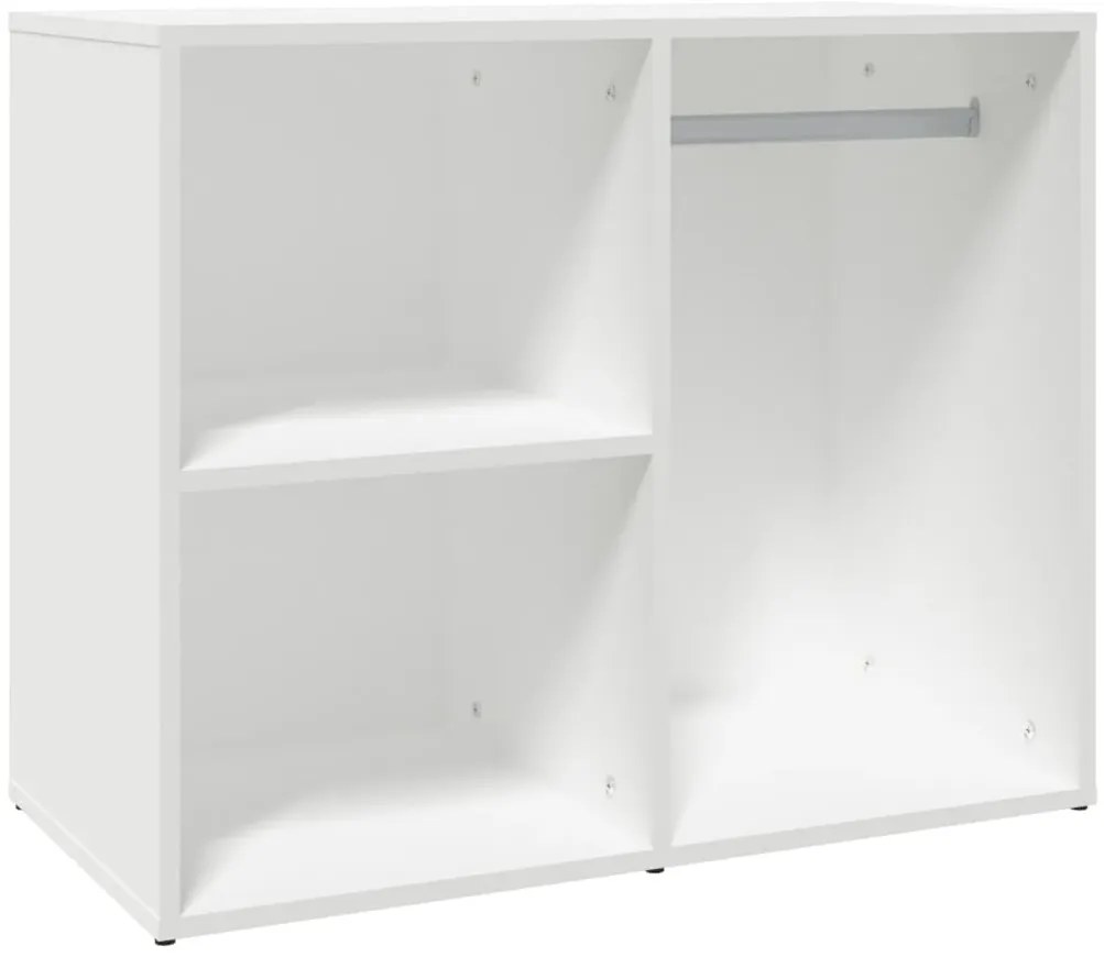 808846 vidaXL Шкаф за гримиране, бял, 80x40x65 см, инженерно дърво