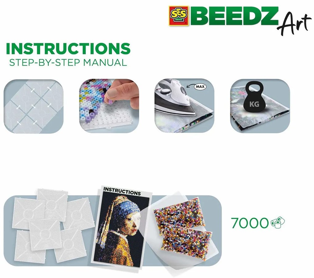 SES - Арт мъниста - ''Момиче с перлена обица'' на худ. Вермеер