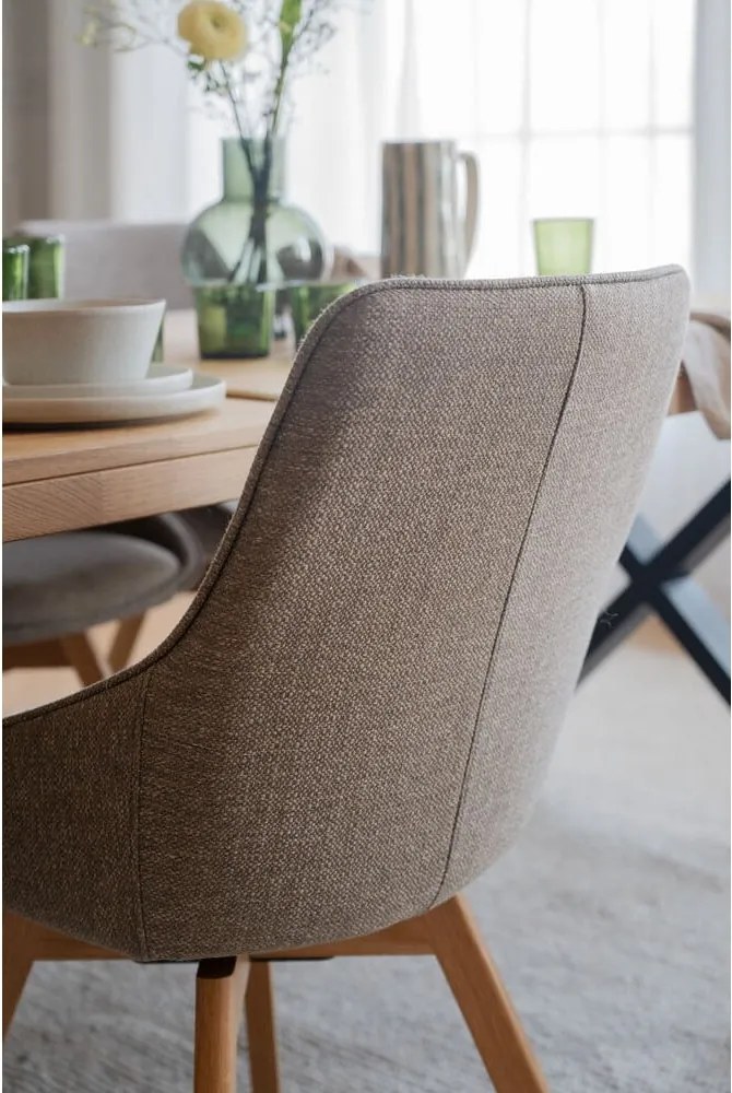 Бежови трапезни столове в комплект от 2 бр. Alison – Rowico