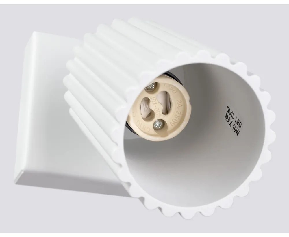 Бял прожектор 8x16 cm Gleam – Sollux