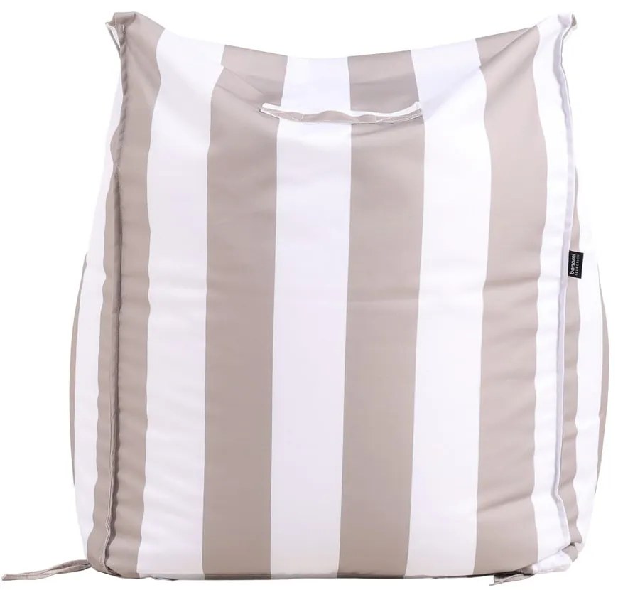 Градински чувал за сядане в бял и сив цвят – Bonami Essentials