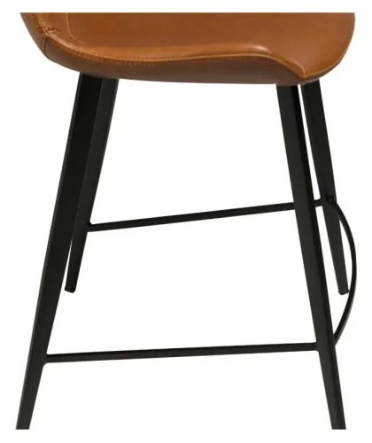 Светлокафяв бар стол от изкуствена кожа, височина 91 cm Hype - DAN-FORM Denmark