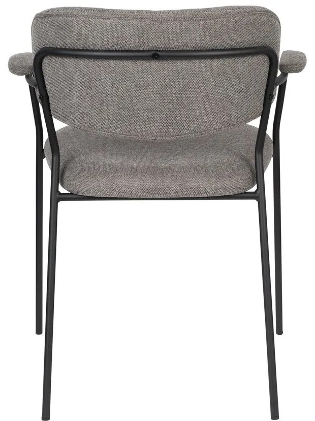 Светлосиви трапезни столове в комплект от 2 Jolien - White Label