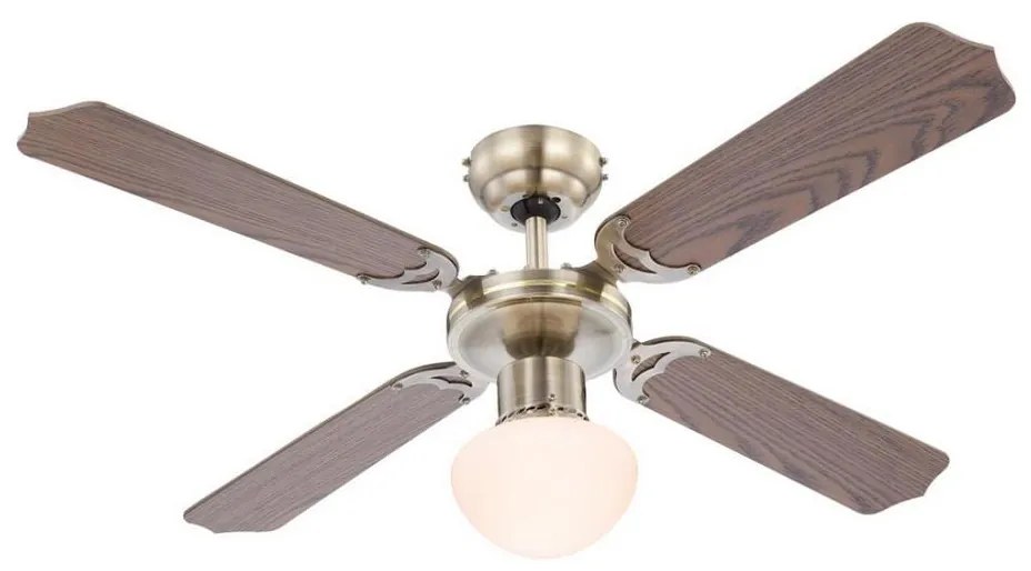 GLOBO 0309 - Таванен вентилатор CHAMPION 1xE27/60W/230V