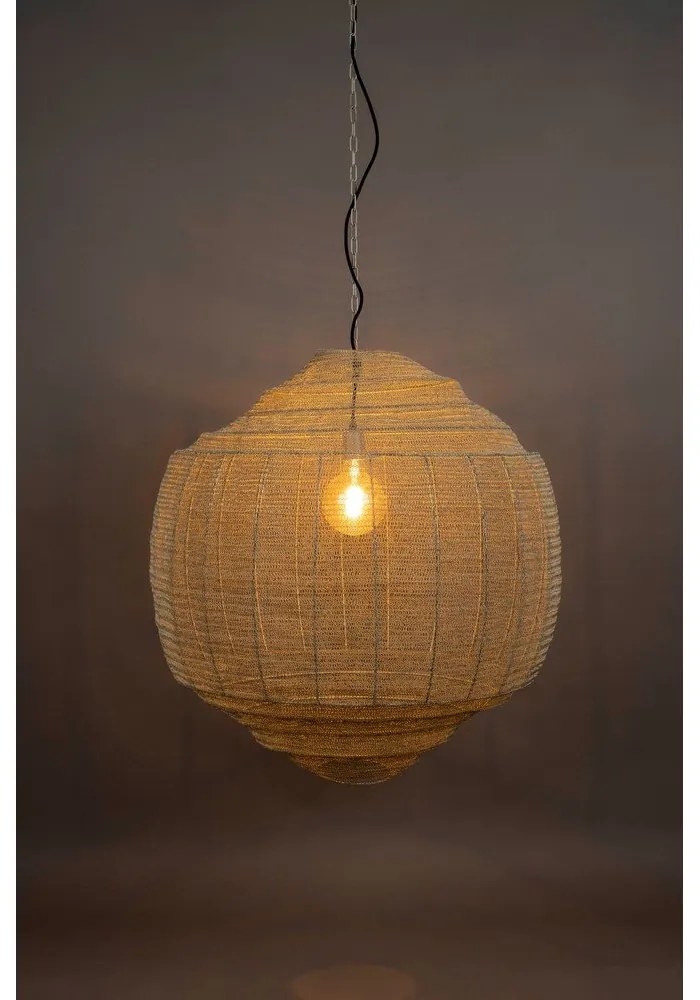 Сиво висящо осветително тяло ø 70 cm Meezan – Dutchbone