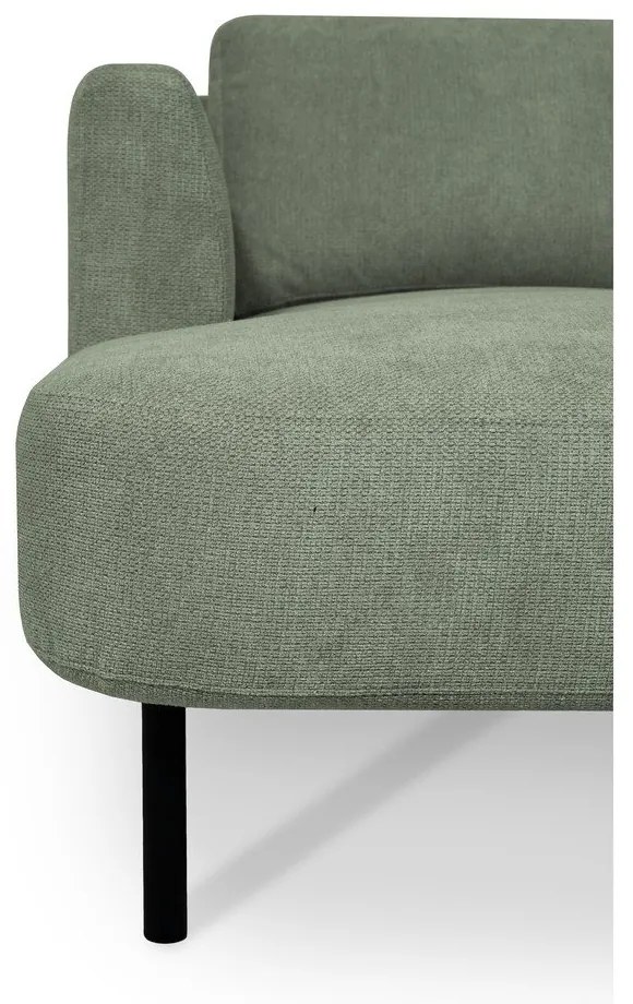 Зелен ъглов диван (десен ъгъл/"U" форма) Hero – Scandic