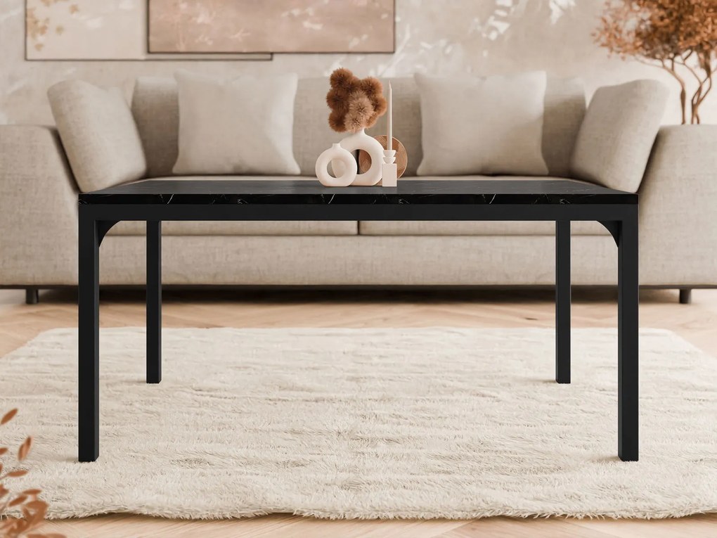 Кафе маса Mocca I-Черно Мрамор