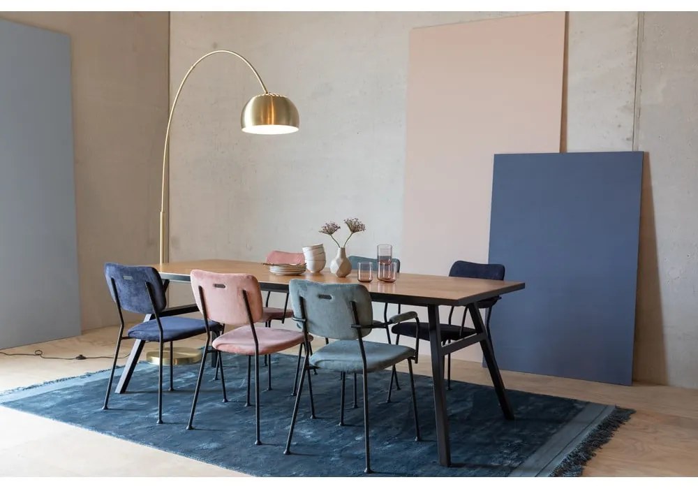 Сиви трапезни столове в комплект от 2 броя Benson - Zuiver