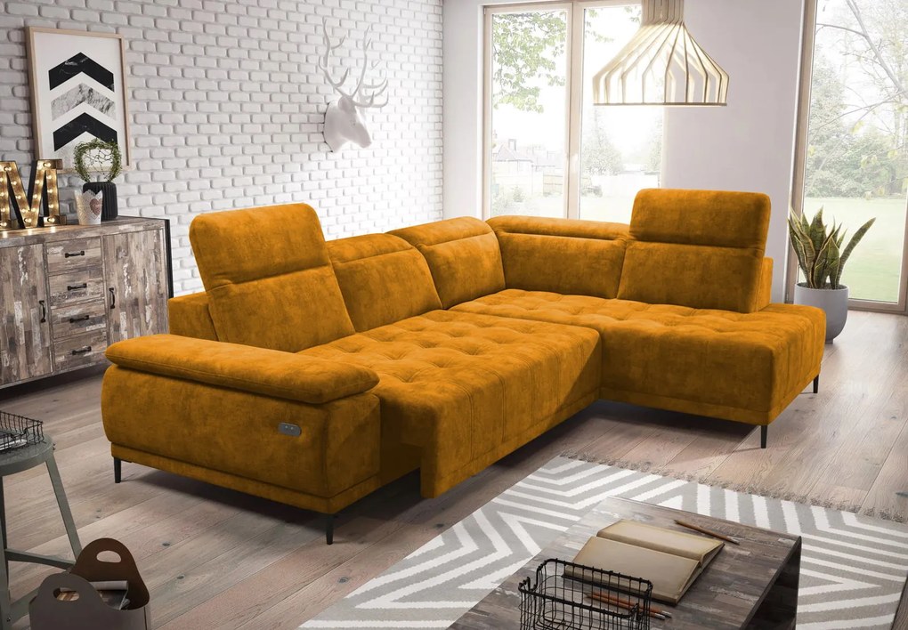 Ъглов диван Jolie-Portokali-Right