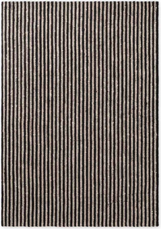 Черен ръчно изработен ютен килим 160x230 cm Harvest Ebony – Elle Decoration