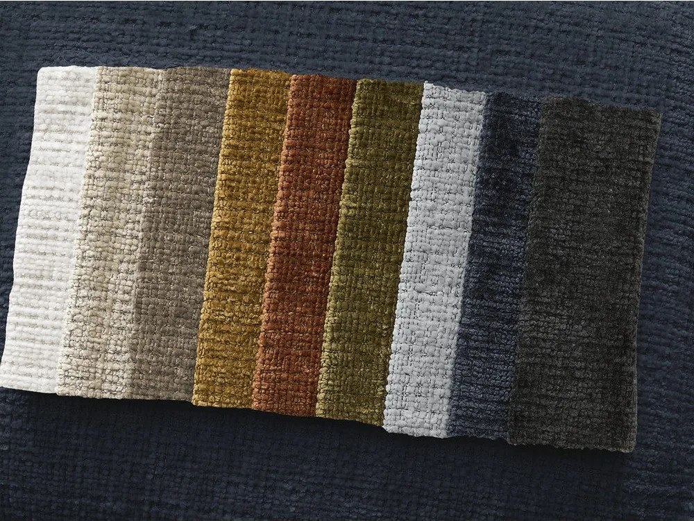 Тъмносиня шенилова табуретка Neil – Bobochic Paris