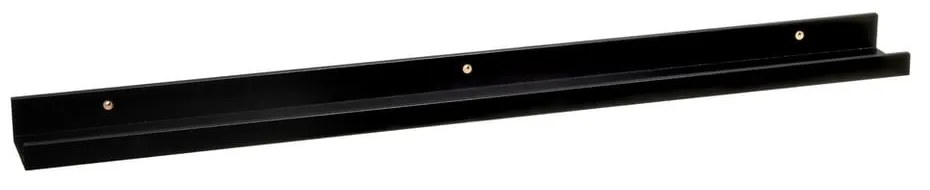 Черен стенен рафт за картини 100 cm – Casa Selección