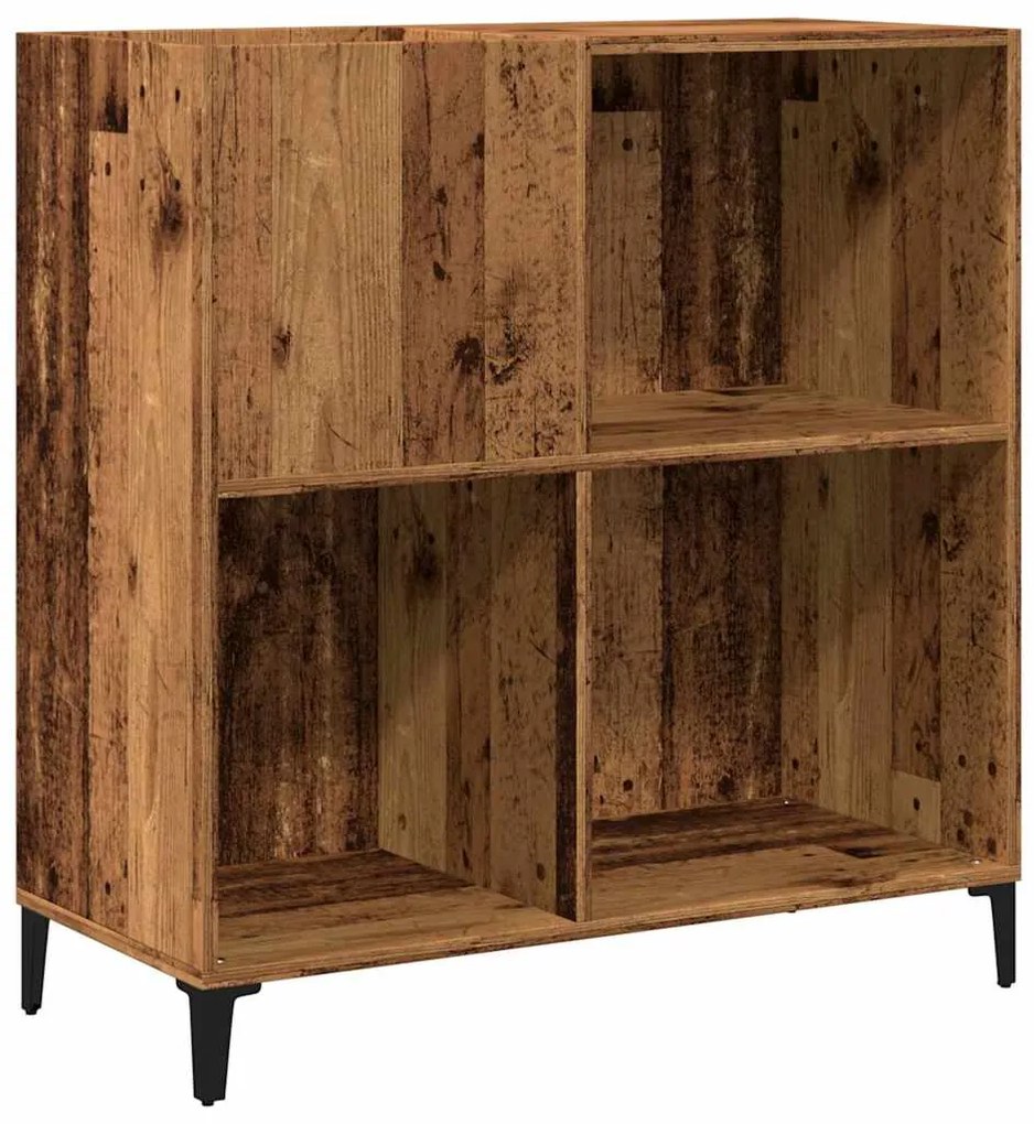857173 vidaXL Шкаф за грамофонни плочи, 84,5x38x89 см, инженерно дърво