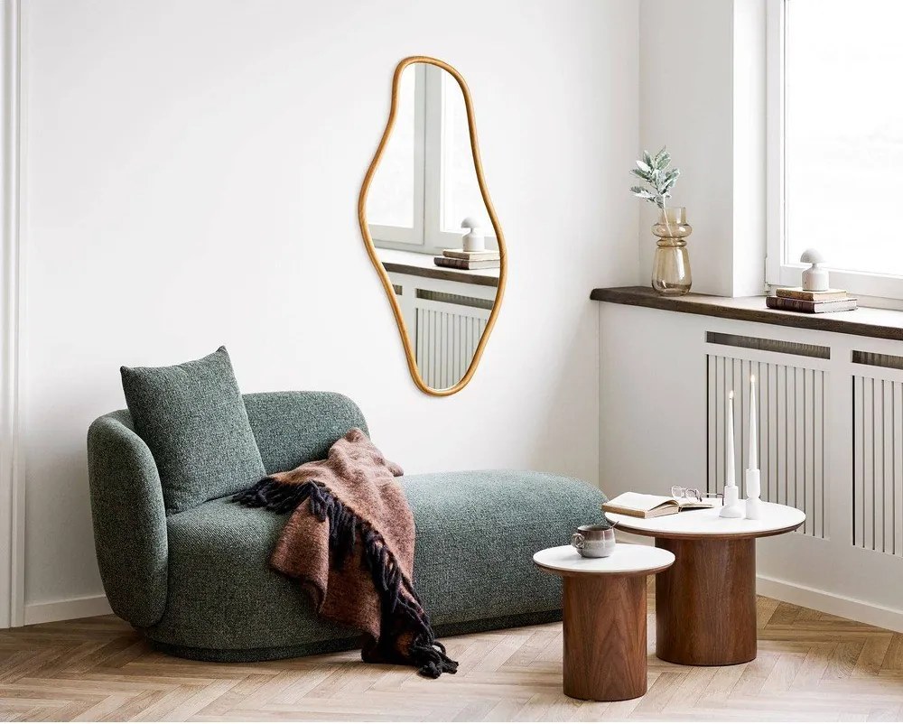 Кръгла странична масичка с керамичен плот ø 40 cm Noli – House Nordic