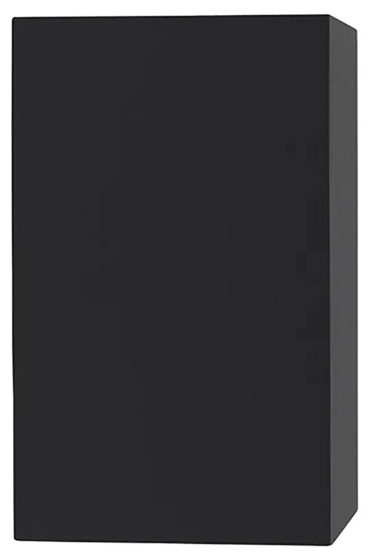 Комплект от 2 модерни стенни лампи черни 2-светлина IP44 - Baleno