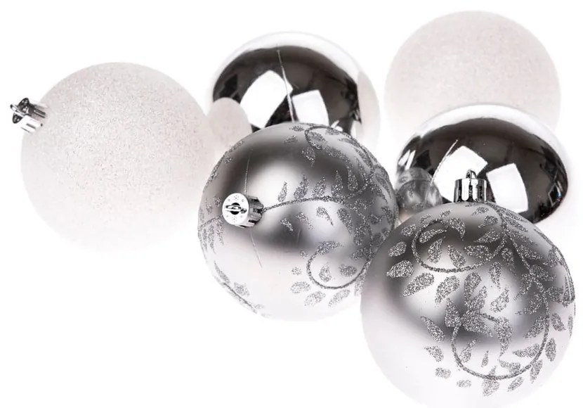 Пластмасови коледни топки в комплект 6 бр. ø 8 cm – Dakls