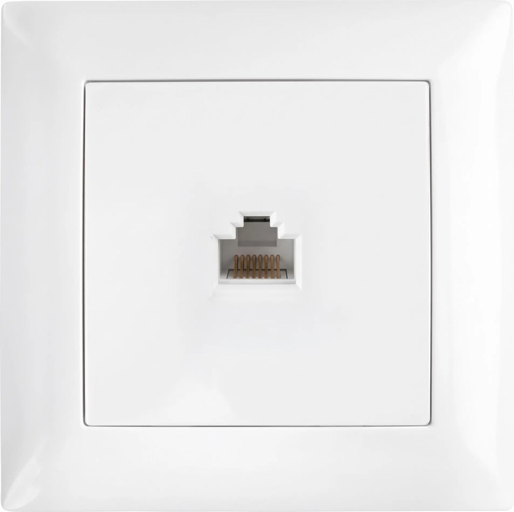 Розетка RJ45 с Рамка OSTE JNH010-S WHITE