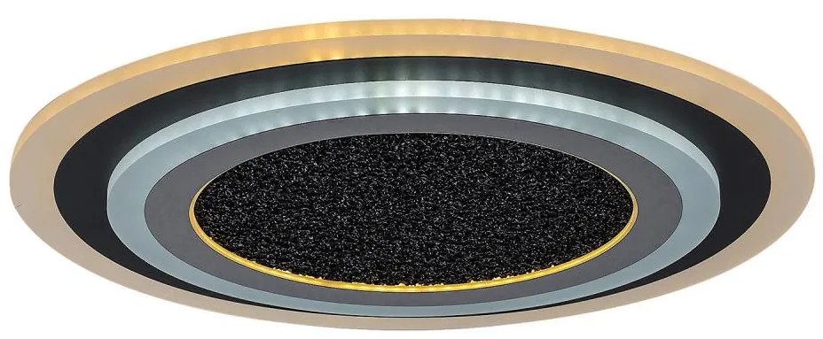 Rabalux 71316 -LED димируемо таванно осветително тяло TANELI 56W/230V 3000/4000/6000K черно + дистанционно управление