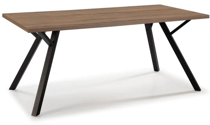 Маса за хранене с плот от орехово дърво 90x160 cm Paola - Marckeric