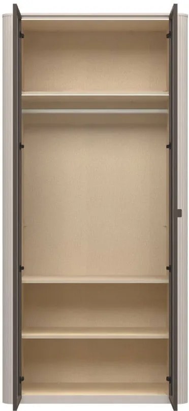 Гардероб Дъчес двукрилен с огледало