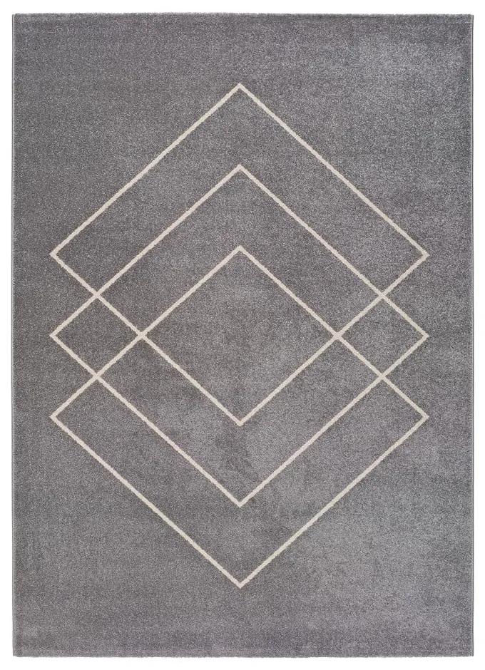 Сив килим Breda, 115 x 160 cm - Universal