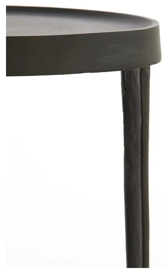 Метални кръгли странични масички в комплект от 2 бр. ø 35 cm Tobias – Light &amp; Living