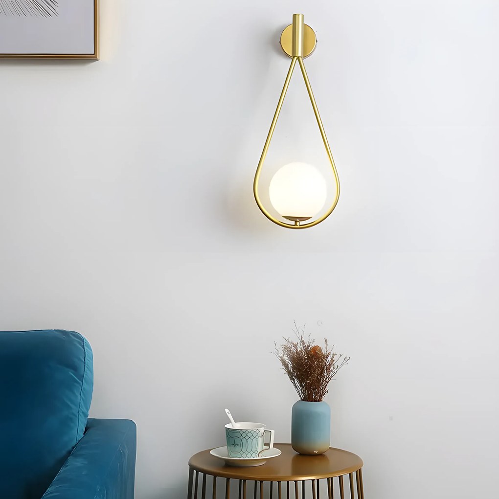 Аплик G094-1W GOLD WHITE