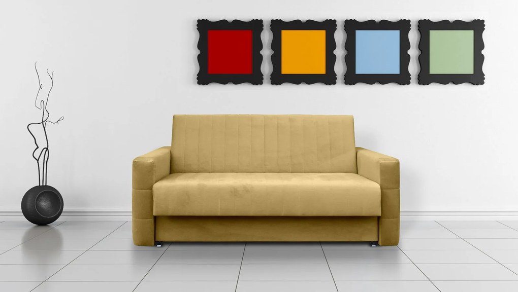 Диван-легло Крисалис-Жълто